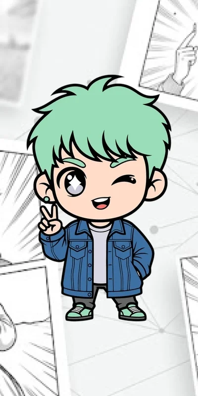 Authentic chibi proportions